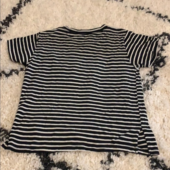 American Eagle Striped Crop Top - Picture 2 of 3
